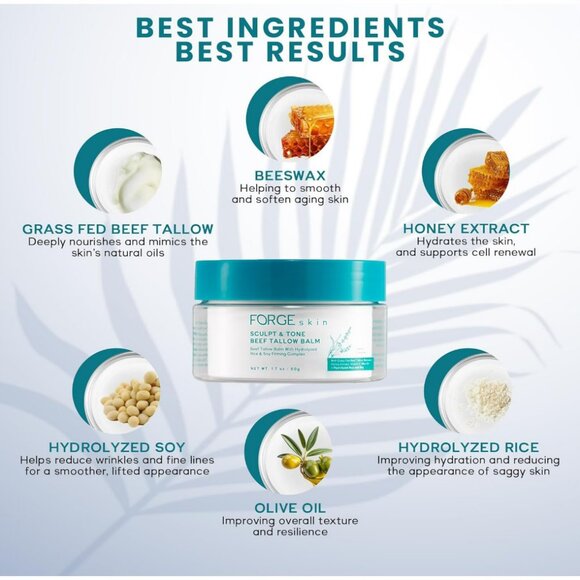 🪻 Forge Skin Sculpt & Tone Beef Tallow Balm - Picture 6 of 6